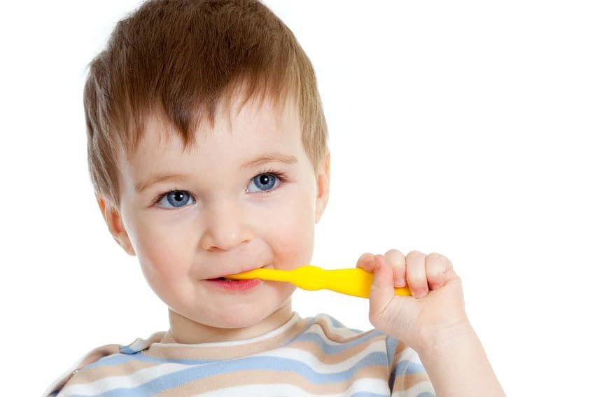 Boy with a Toothbrush